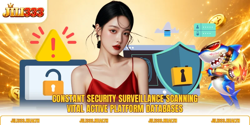 Constant security surveillance scanning vital active platform databases