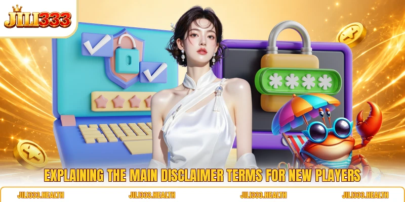 Explaining the main disclaimer terms for new players