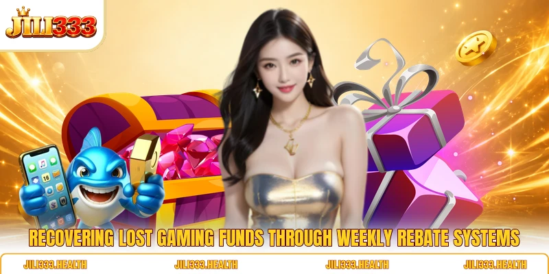 Recovering lost gaming funds through weekly rebate systems